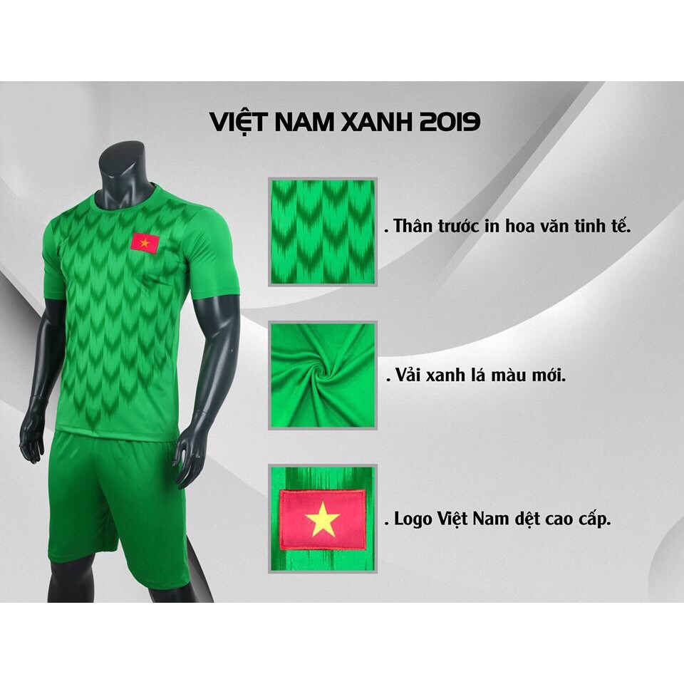 Áo bóng đá Việt Nam 2019 2020 đủ mầu hàng cao cấp