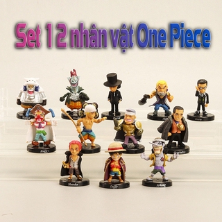 Mô hình one pice set 12 nhân vật