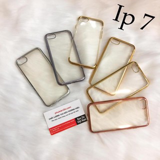 Ốp lưng Iphone iPhone 6/6S Plus, iPhone 7/7 Plus, iPhone 8/8 Plus Viền màu