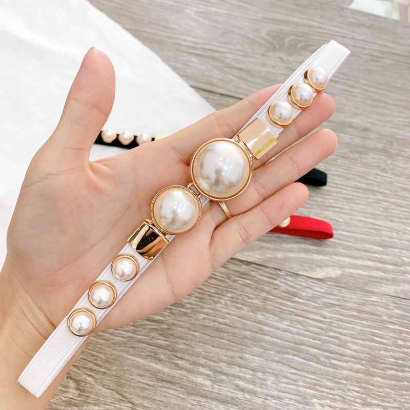 Đai váy bản nhỏ đính ngọc