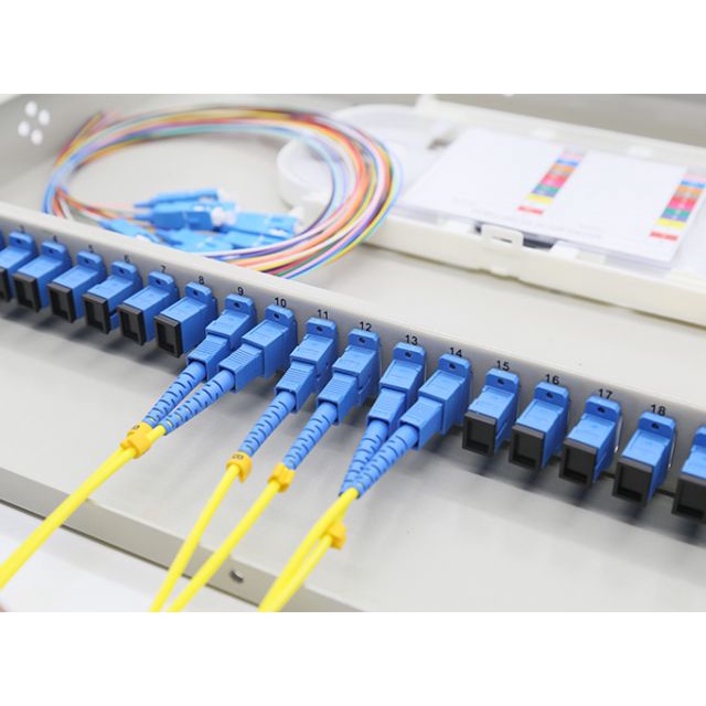 Hộp phối quang ODF 12FO, 24FO indoor (bắt rack)