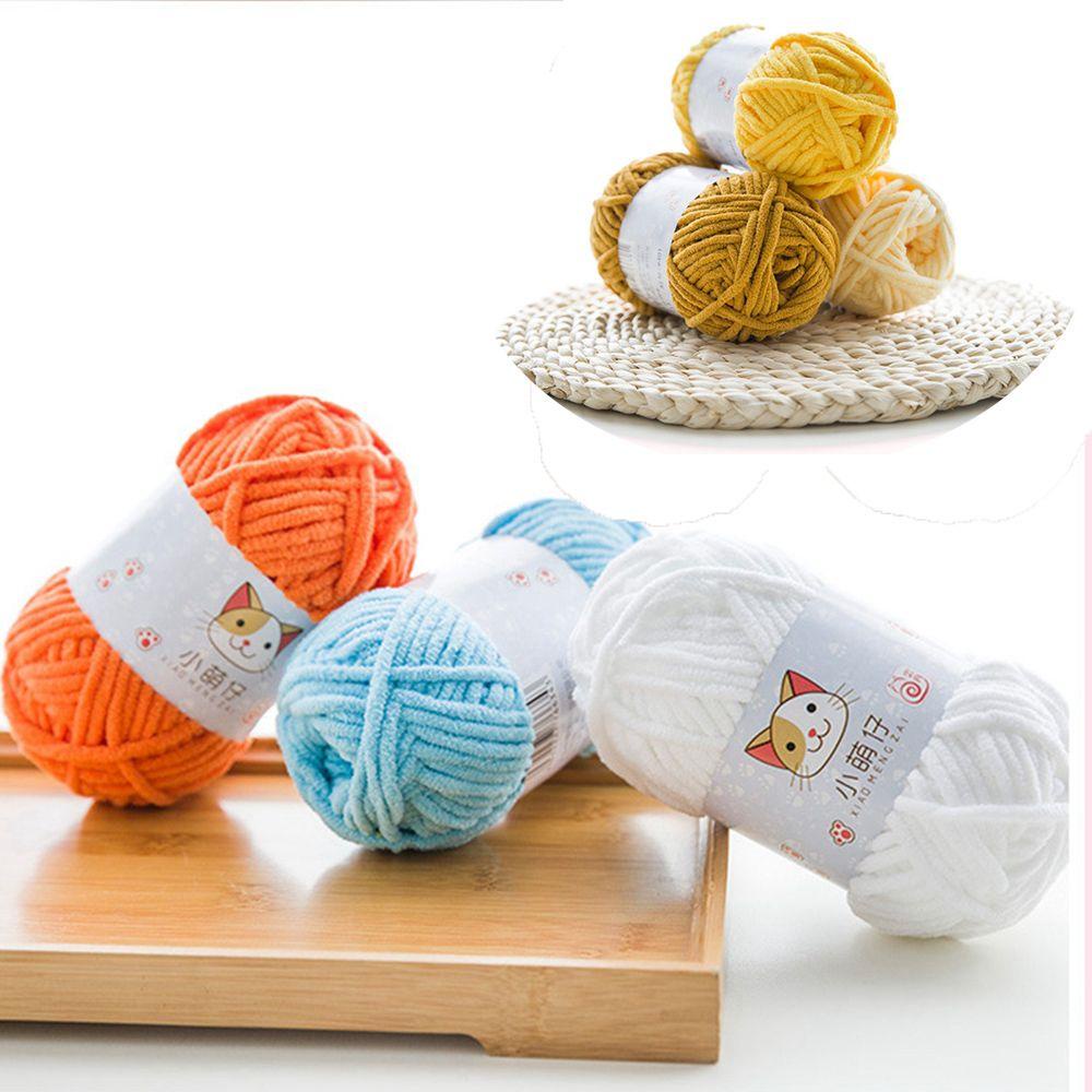 Cuộn Len Đan Sợi Móc Mềm Mại Nhiều Màu Sắc