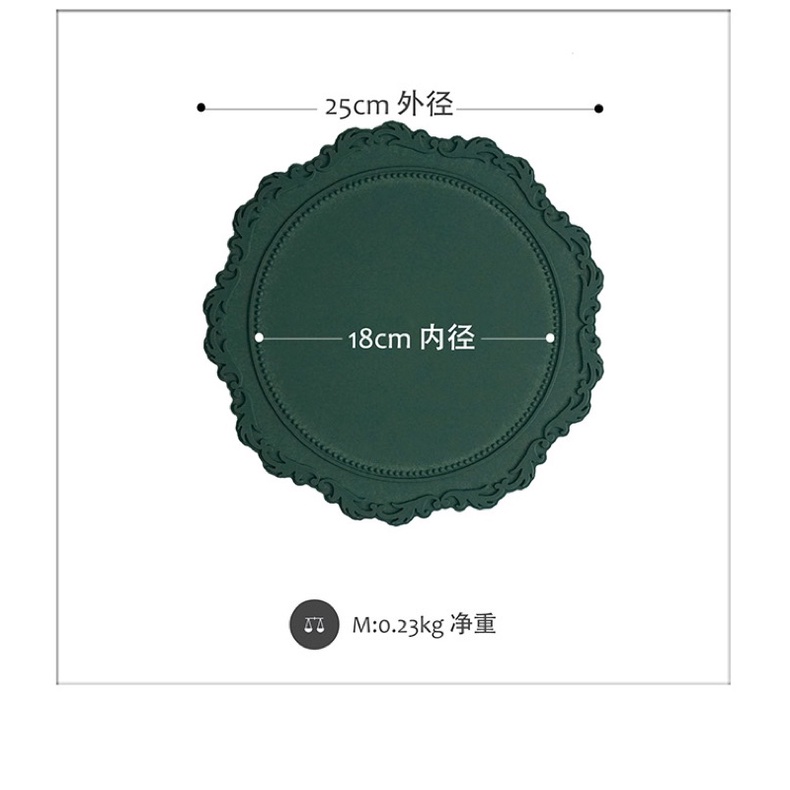 Đĩa ren Morandi cao cấp phương Tây