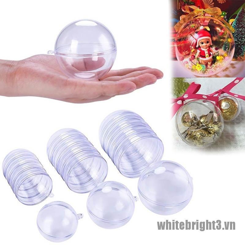 Hộp Nhựa Trong Suốt Đựng Quà Giáng Sinh Tiện Lợi