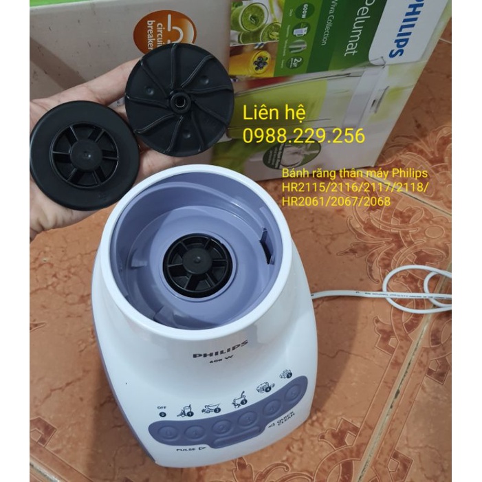 Phụ kiện chính hãng Philips- Bánh răng thân máy Philips HR2115/2116 /2117/ 2118/ HR2061/ HR2067/ HR2068