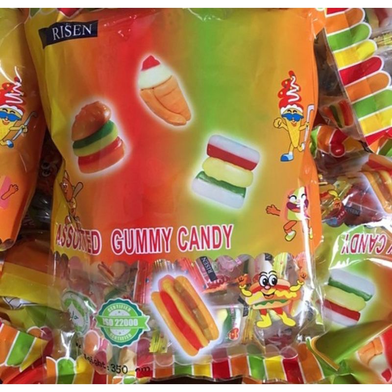 kẹo dẻo risen gummy candy 350g