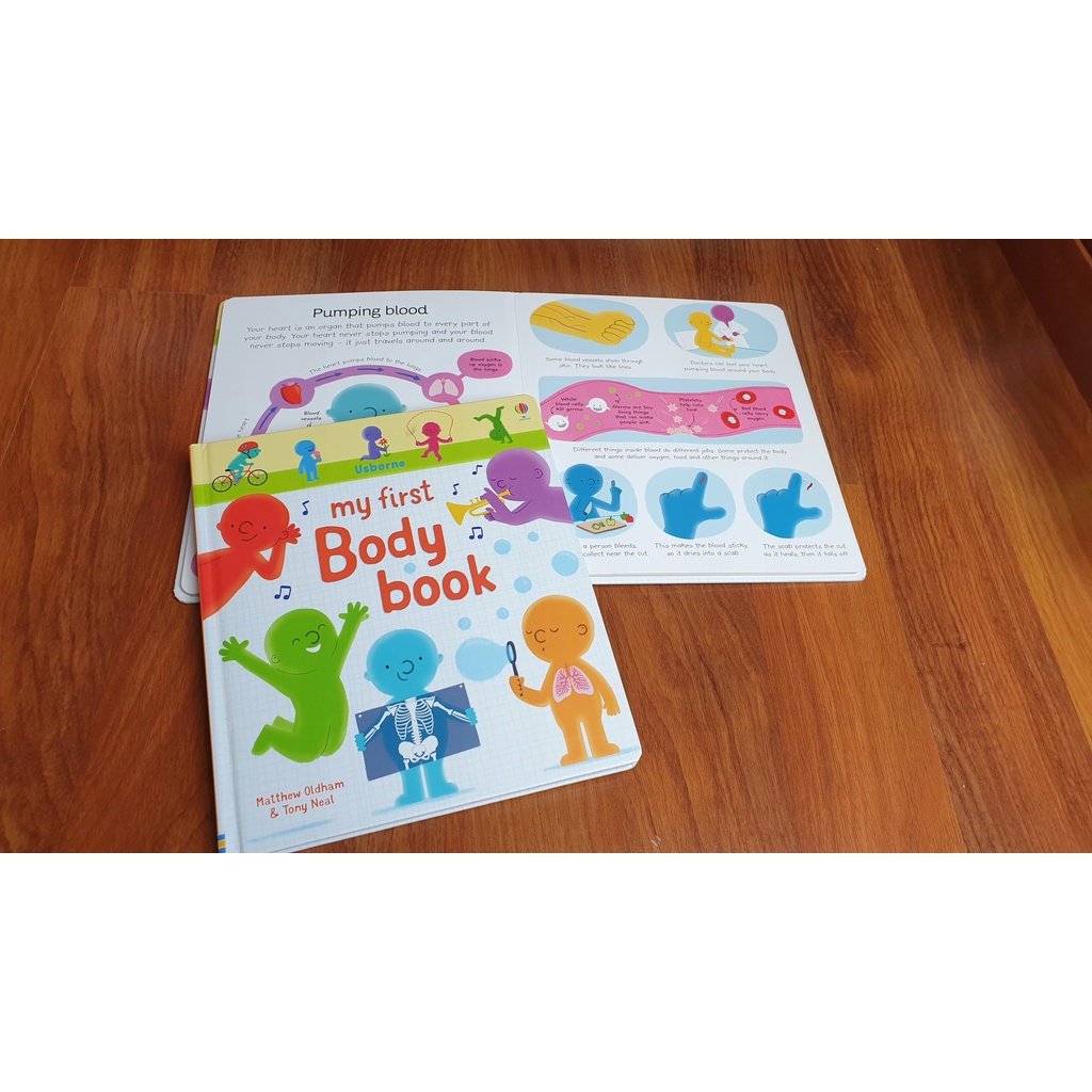 Sách - My First Body Book - tìm hiểu về cơ thể người cho bé từ 3 tuổi