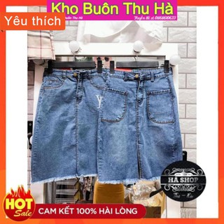 Chân váy bò dài bao đẹp