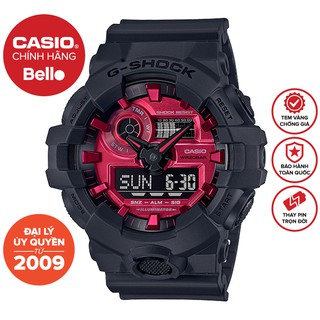 Đồng hồ Nam Dây Nhựa Casio G-Shock GA-700AR-1A chính hãng bảo hành 5 năm Pin trọn đời