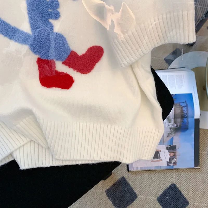 Áo Sweater Tay Ngắn Thiết Kế Mới Thời Trang Mùa Hè Dành Cho Nữ