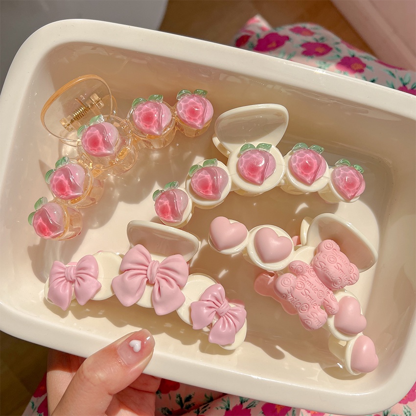 Kẹp tóc kiểu hàm cá mập AY tùy chọn thiết kế và màu sắc cho nữ