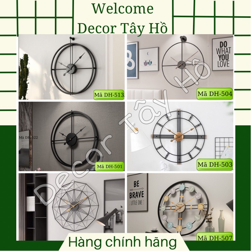 Đồng hồ treo tường CHÍNH HÃNG làm căn phòng bạn ĐộC-lẠ(Hàng shop chọn lọc)