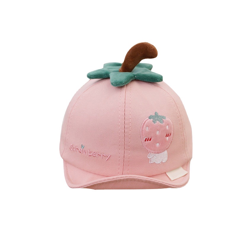 Mũ Lưỡi Trai Thêu Họa Tiết Dễ Thương Thời Trang Xuân Hè Cho Bé 6-18 Tháng Tuổi