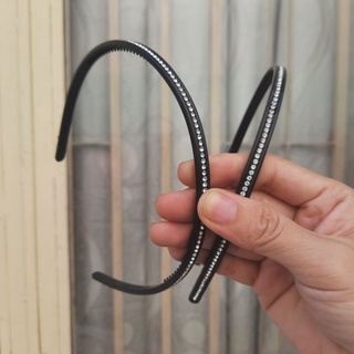 Bờm cài tóc đính soàn 1 hàng bản nhỏ 6mm