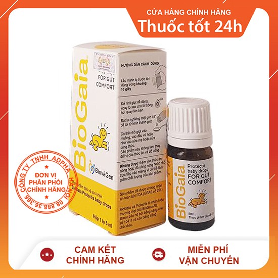 [Mã 66FMCGSALE hoàn 8% xu đơn 500K] ✅(Date 2023) BioGaia Protectis Drops - Men vi sinh nhập khẩu chính hãng từ Thuỵ Điển | BigBuy360 - bigbuy360.vn