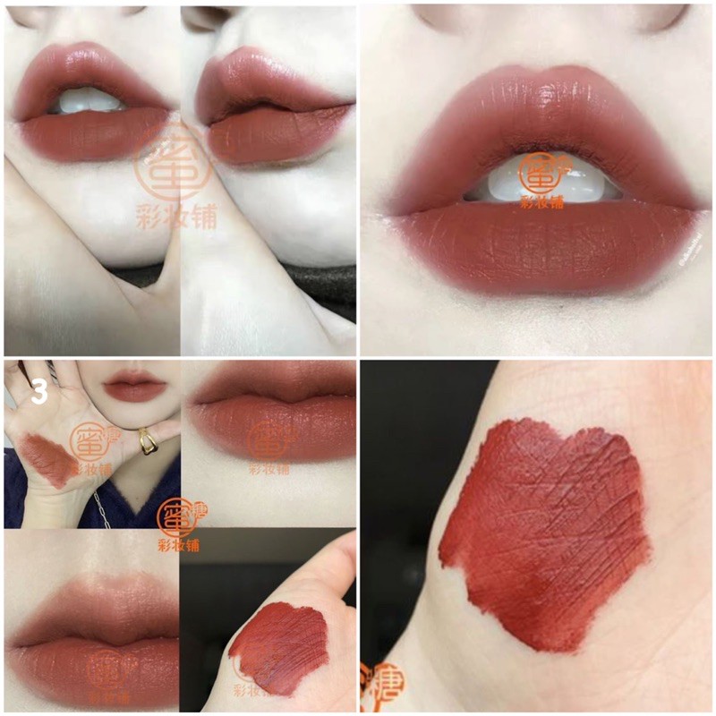 Son Kem Lì Tông Màu Cổ Điển, Lên Màu Chuẩn Chocolate Dupe Romand Lip Glaze