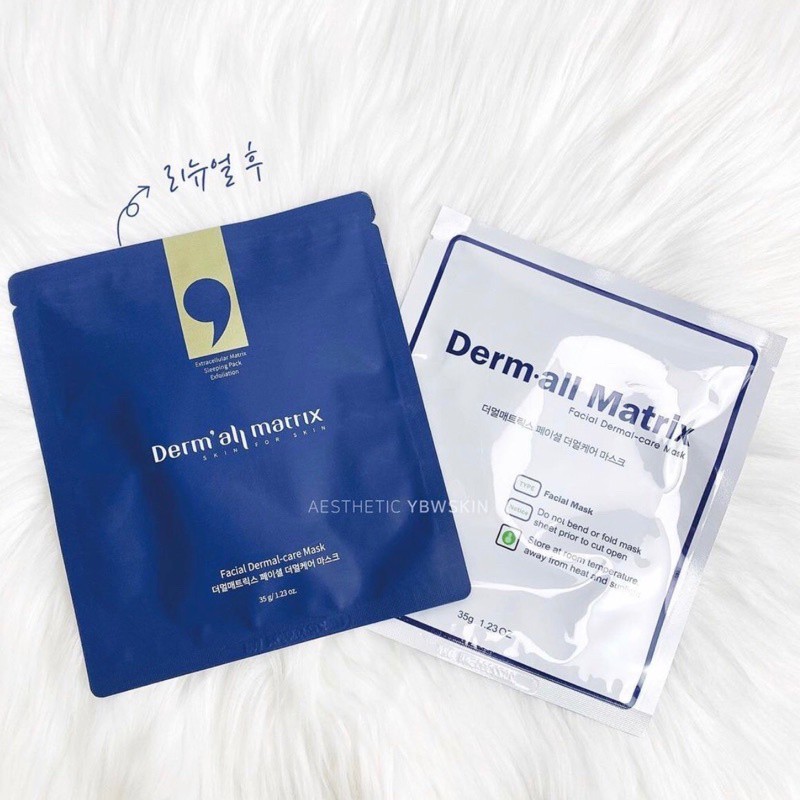 Mặt nạ Derm All Matrix, Mặt nạ thạch dưỡng trắng giúp tái tạo làn da với Collagen | BigBuy360 - bigbuy360.vn