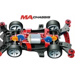 Mô hình xe đua lắp ráp chạy bằng pin Mini 4WD CANNON D BALL (MA CHASSIS) 18649  TAMIYA