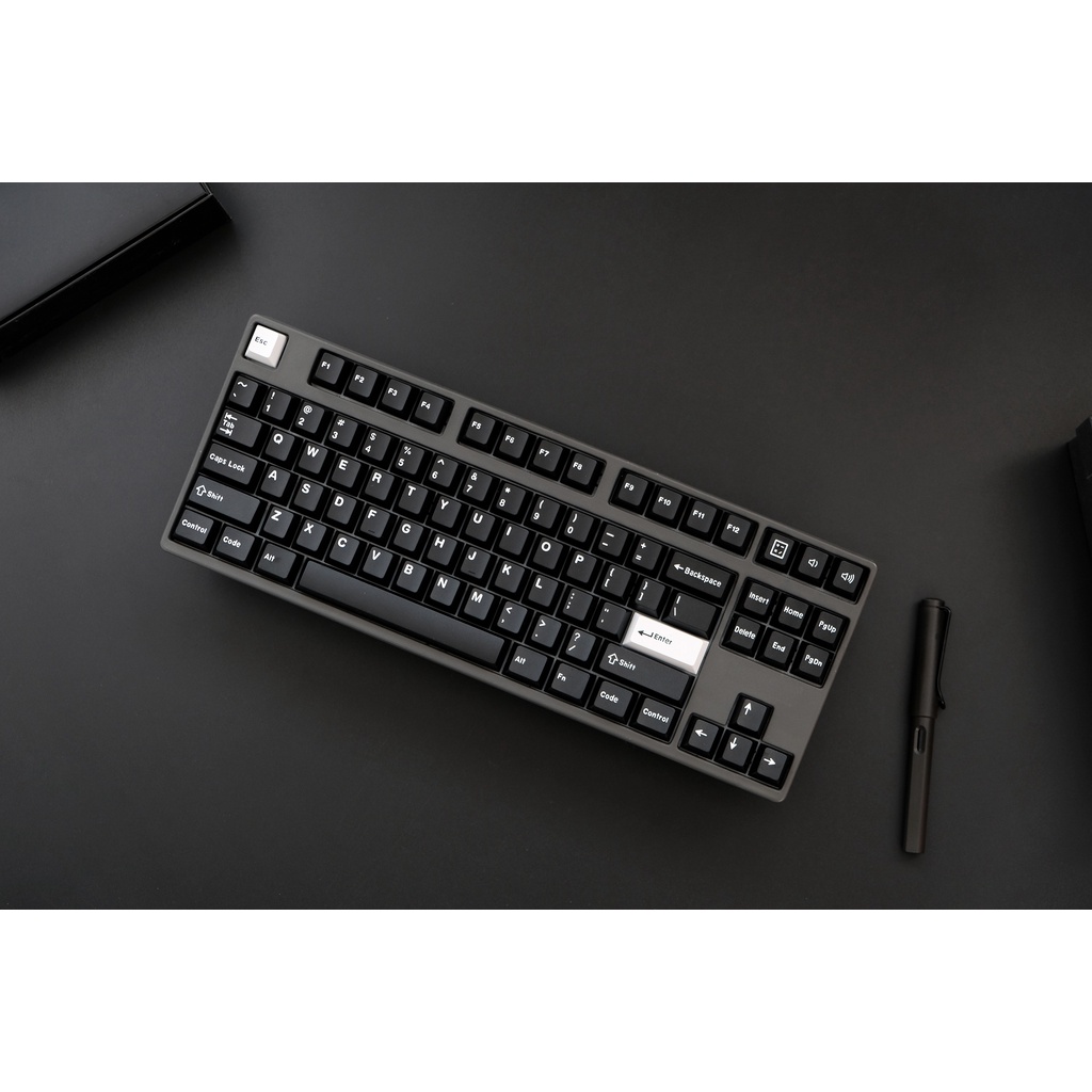 Keycap WOB 173 nút nhựa ABS Doubleshot đóng hộp kèm 3 khay đựng