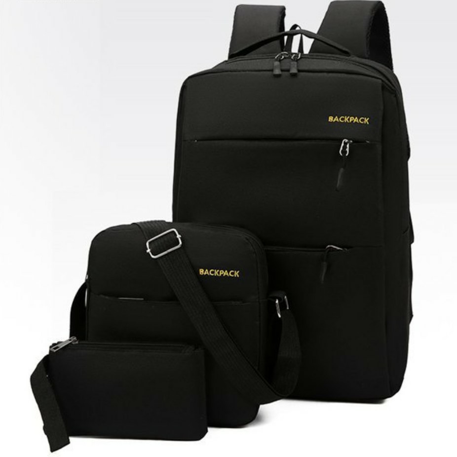 COMBO BALO NAM NỮ BACKPACK 3 MÓN