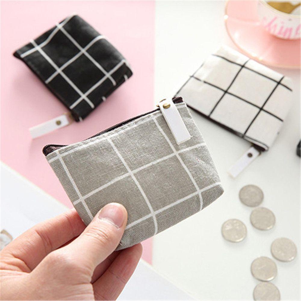 Ví Cotton Lanh Mini Đựng Tiền Xu Cho Nữ