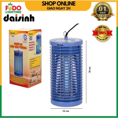 ( GIAO HOẢ TỐC ) Đèn bắt muỗi Đại Sinh DS-D6 ( Xanh )- Hàng Chính Hãng