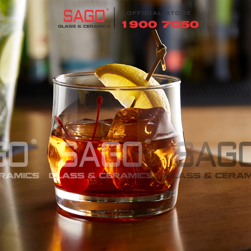 Ly Thủy Tinh Ocean Scirocco Rock 340ml | B017012 , Nhập khẩu