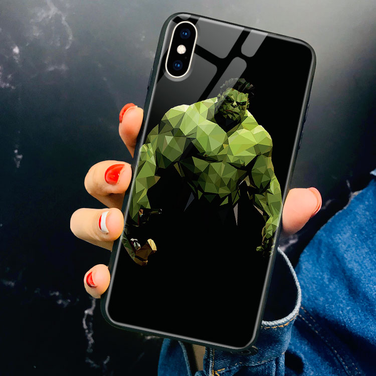 Ốp Cute Apple Iphone 5Se In Hình Hulk - Người Khổng Lồ Xanh CASESPOT Cho 6 6S 7 8 Plus X Xs Xr 11 Pro Max 12 Min