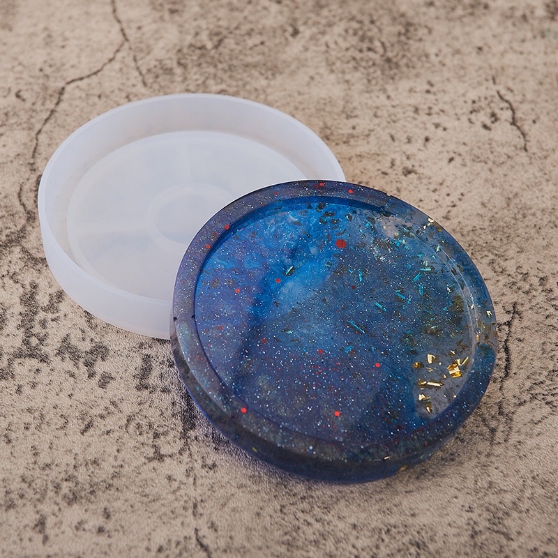 Khuôn resin làm lót ly handmade