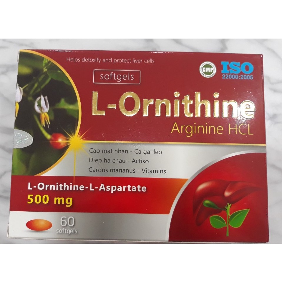 L-Ornithine- Chăm sóc sức khỏe gan