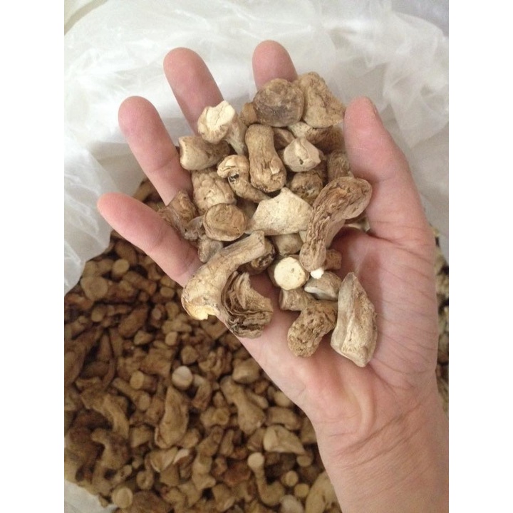 Chân Nấm Hương khô Điện Biên thom ngon để làm ruốc, thực phẩm ăn chay