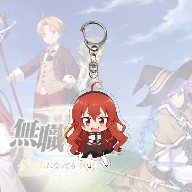 Mô Hình Mushoku Tensei Jobless Reincarnation Roxy Migurdia Anime 6Cm Bằng Acrylic Dễ Thương Có Móc Khóa