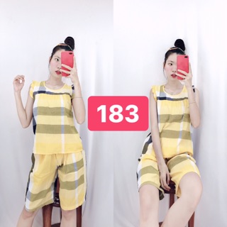 Đồ bộ quần lửng vải kate