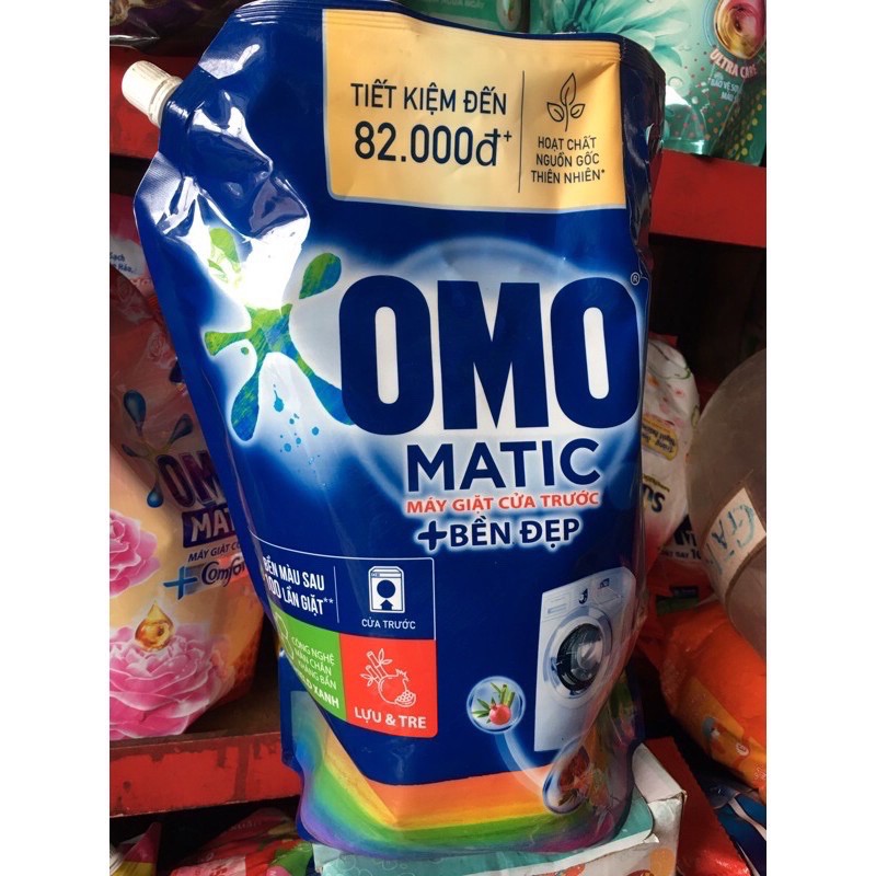 Nước giặt OMO MATIC cửa trước túi 3,7kg