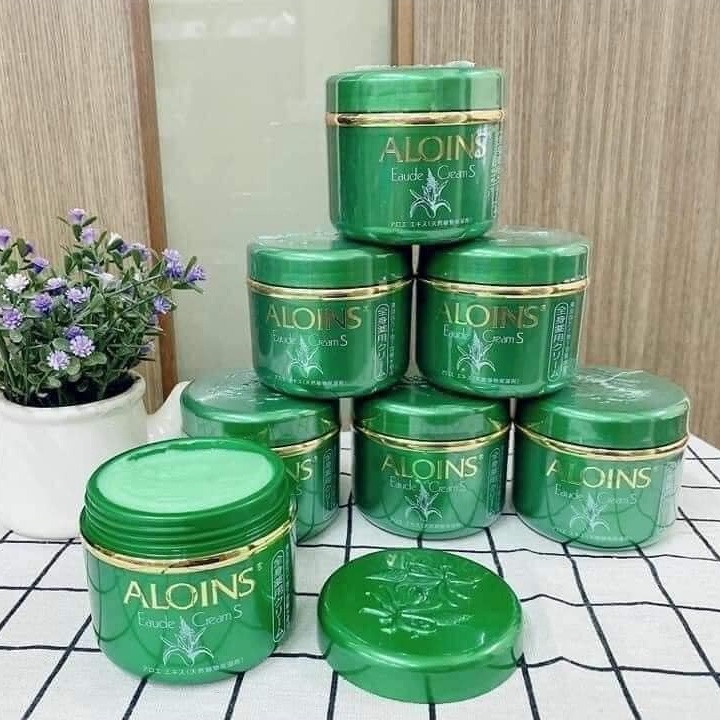 Kem Lô Hội Aloins Dưỡng Trắng Trẻ Hóa Phục Hồi Da Eaude Cream S Nhật Bản - Hủ 185g