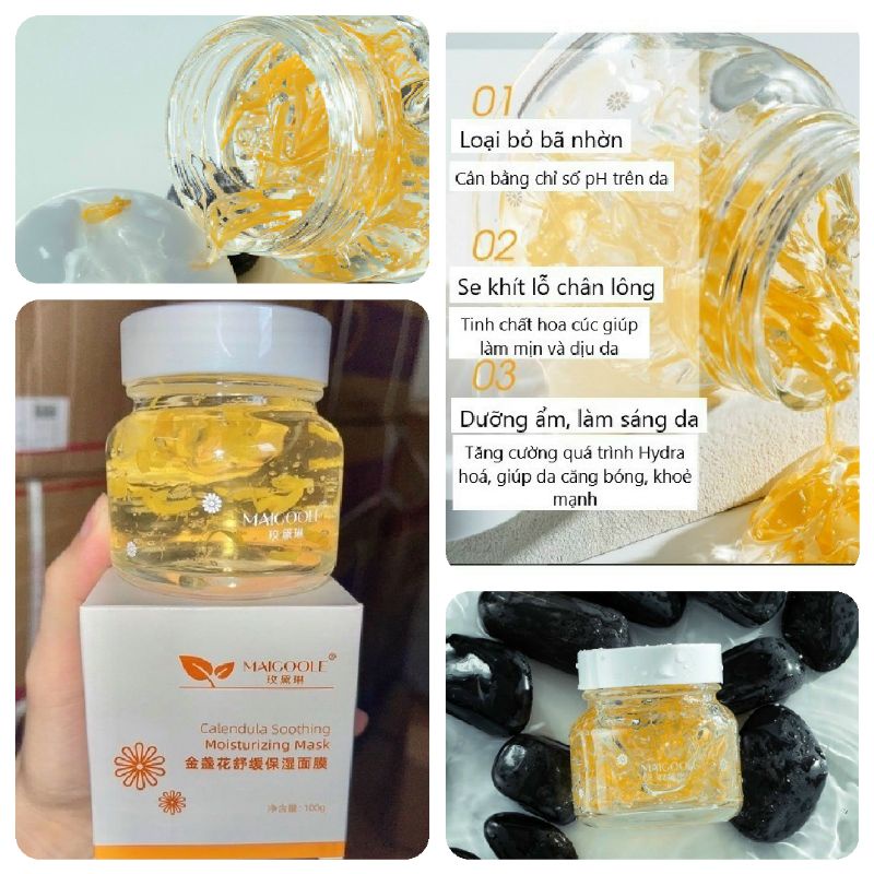 Hộp mặt nạ ngủ hoa cúc 100ml date 5/2024