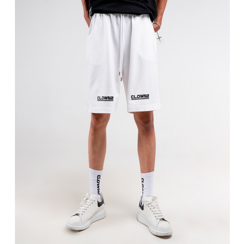 Quần đùi short trơn local brand Clownz Signature nhiều màu nỉ da cá nam nữ thể thao