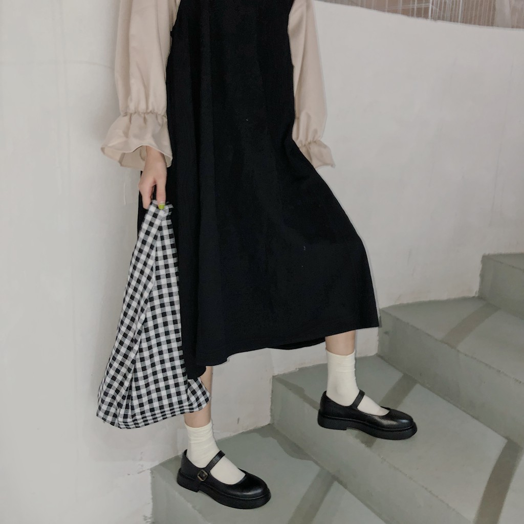[ORDER] - G28_Giày da nữ ulzzang mũi tròn 1 dây Hàn Quốc | BigBuy360 - bigbuy360.vn