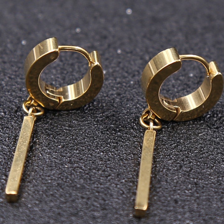 Bông Tai Nam Titan Không Đen TT 1421 - 1 cặp