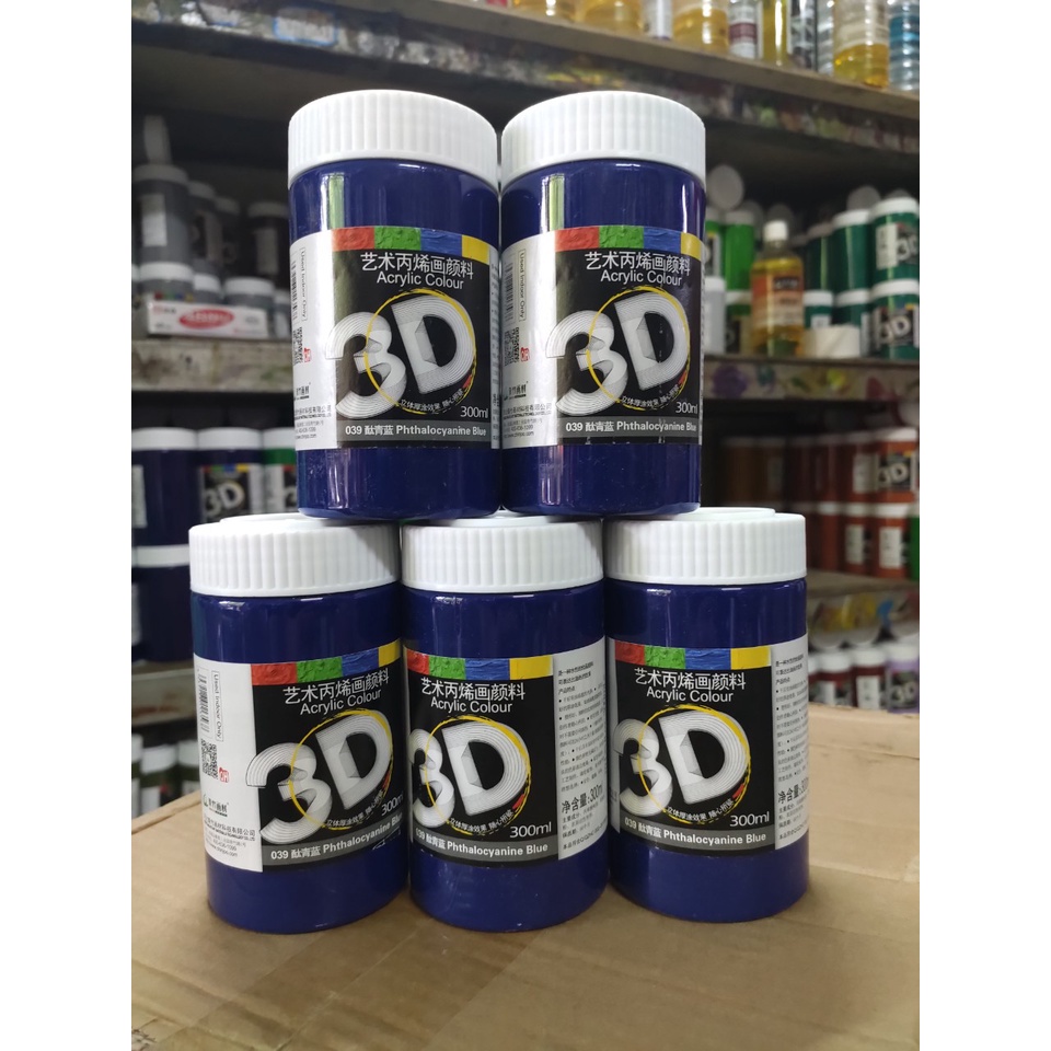 (HOT) Màu Acrylic 3D hộp 300ml