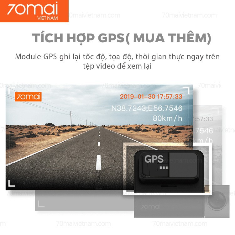 Camera Hành Trình Xiaomi 70mai Lite 💖𝗙𝗥𝗘𝗘 𝗦𝗛𝗜𝗣💖 70mai dashcam Lite - Phiên bản Tiếng Anh. Bảo hành 12 tháng.