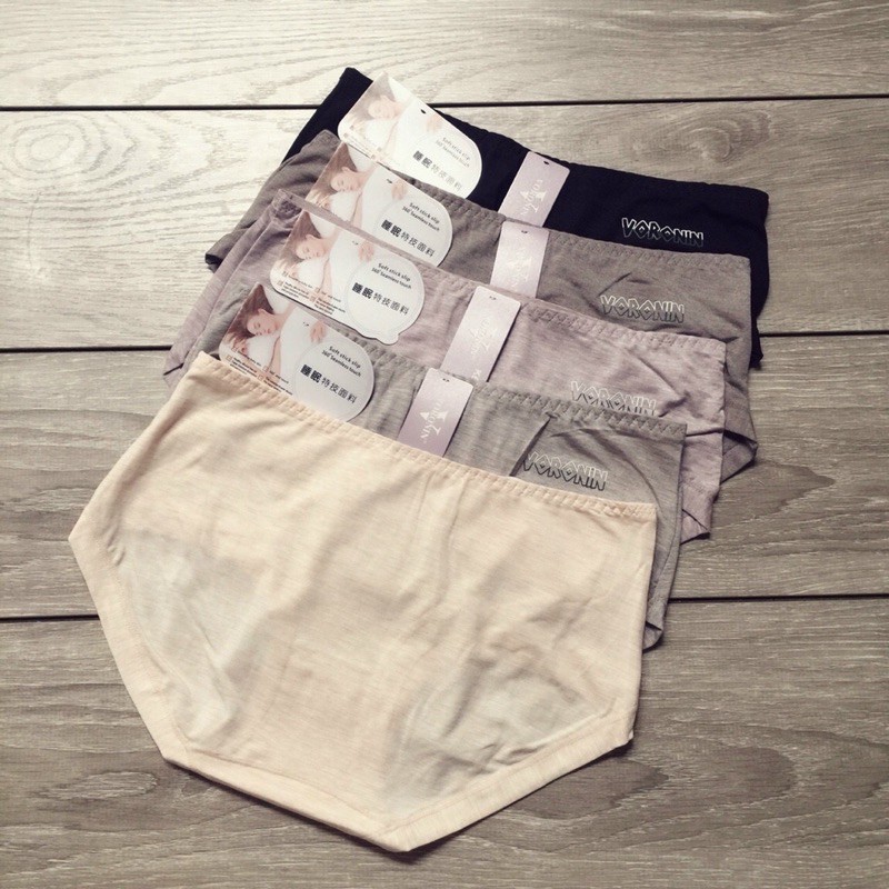 Quần Lót Nữ Cotton Trơn Voronin Cao Cấp Mềm Mát Thấm Hút