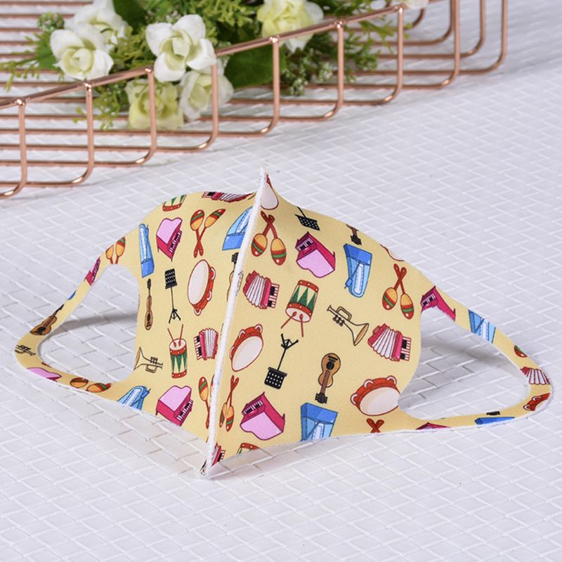 Vỏ Bọc Bảo Vệ Mặt Họa Tiết Khủng Long / Trái Tim 3D Có Thể Giặt