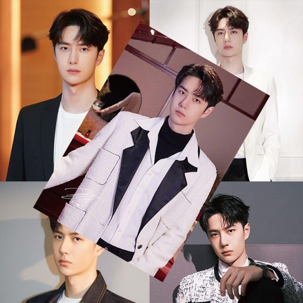 Set 8 Tấm Poster Dán Tường Hình Ngôi Sao Xiao Zhan