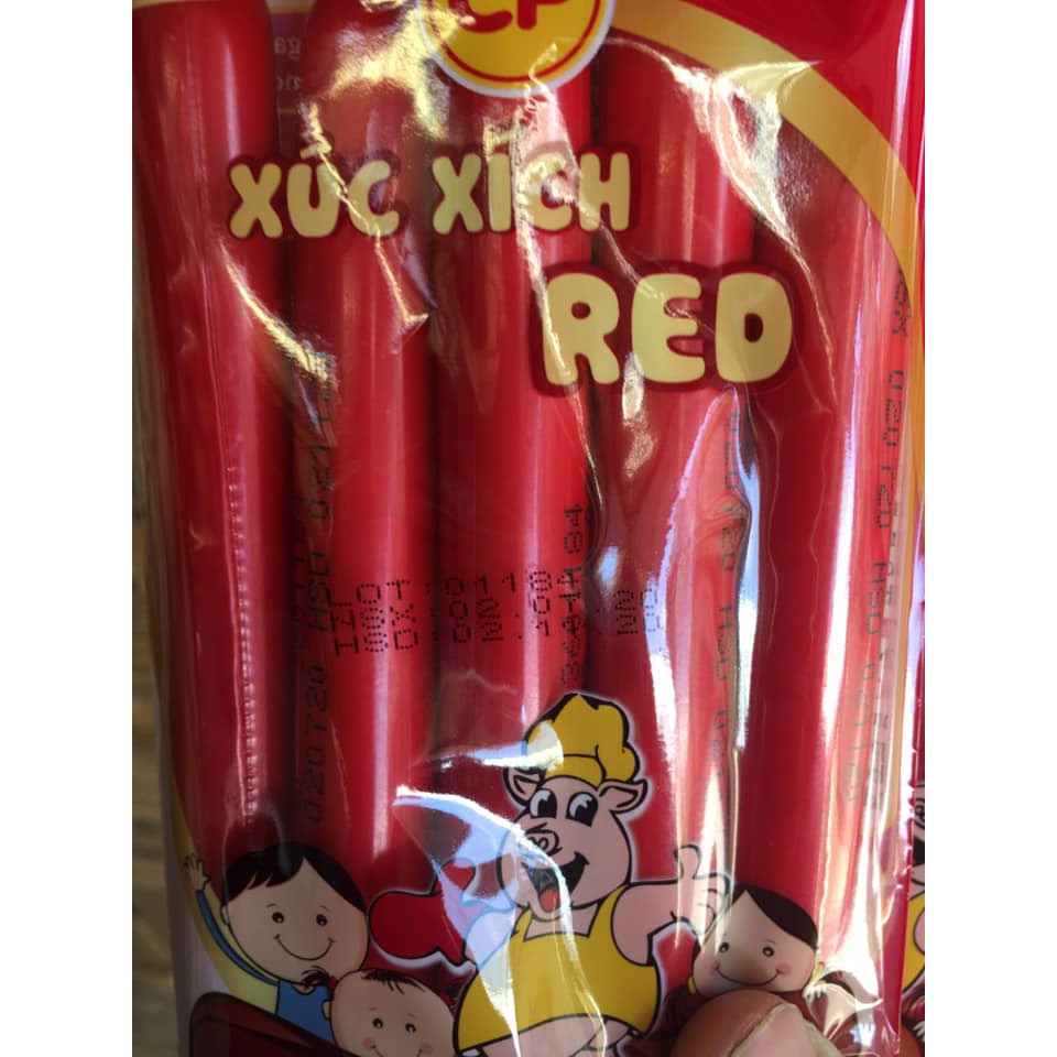 Xúc Xích Ăn Liền Red CP Tiệt Trùng Gói 100g