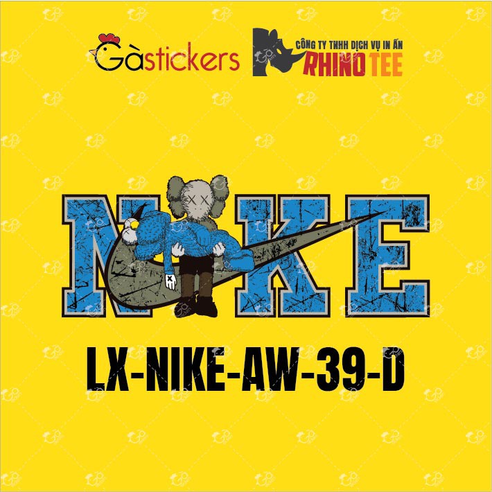 Hình Ủi Nike KAWS LX-NIKE-AW-39 - Mua Nhiều Giảm Giá