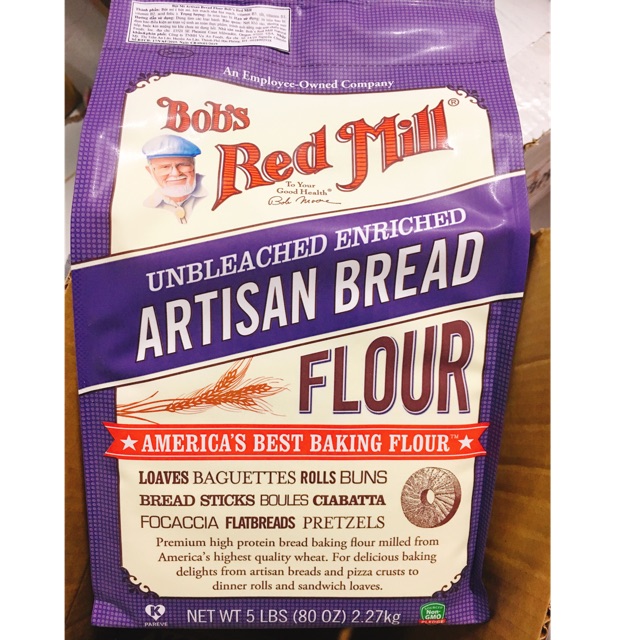 [Bob’s Red Mill] Bột Mỳ Artisan Bread 2.27kg
