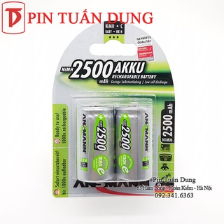 Pin trung sạc ANSMANN Size C HR14 2500mAh