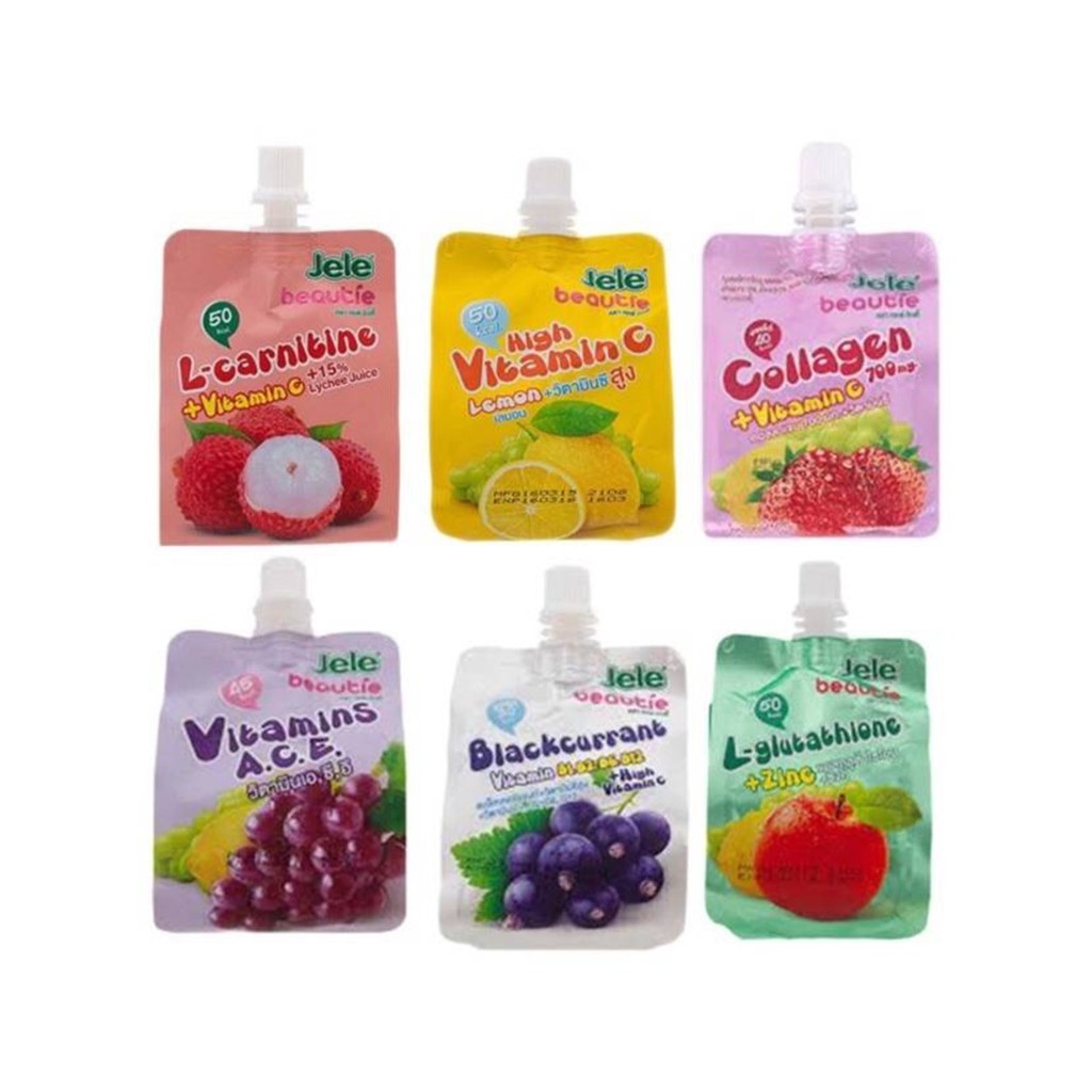 Nước thạch trái cây giàu vitamin, làm đẹp da Jele Beautie 150g - Thái Lan | BigBuy360 - bigbuy360.vn