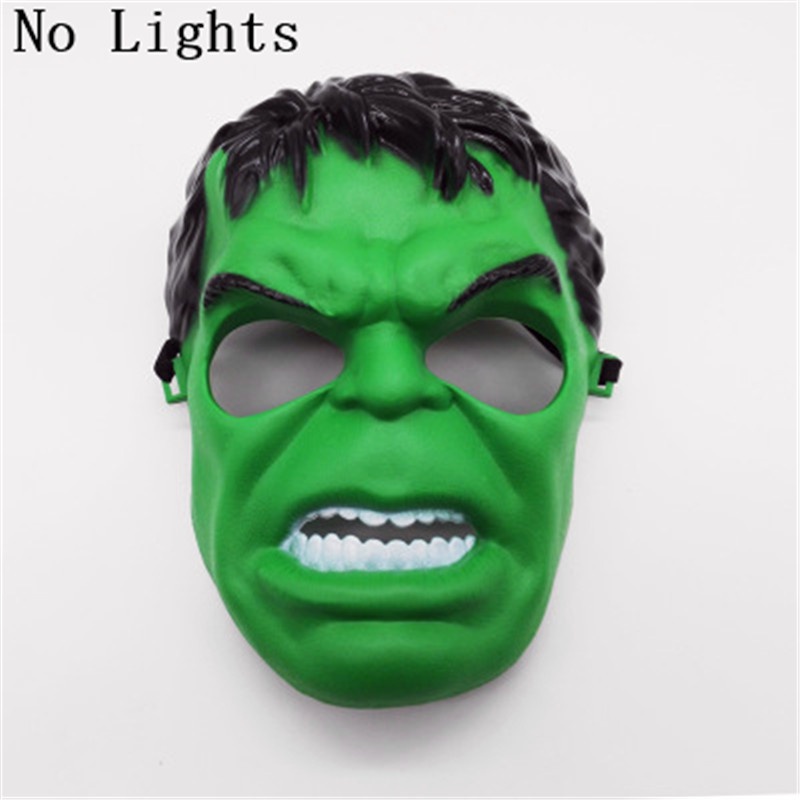Mặt Nạ Hóa Trang Nhân Vật Avengers Hulk Iron Man Captain America Bằng Pvc Cho Bé